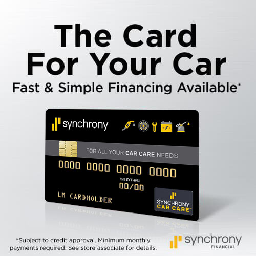 Synchrony Financing Available at Plains Tire Co.
